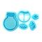 Cute Aquarium Bottle Clay Cutters, 5 pc, Tiny Fish Tank Set, Adorabilities